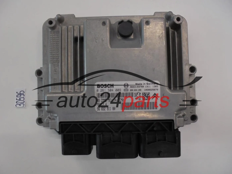 KOMPUTER STEROWNIK SILNIKA PEUGEOT 207 308 1.4 16V 9665291180 9663193780 BOSCH 0261S04009 1039S25679 RB CMME MEV174 CEM0 MEV17.4