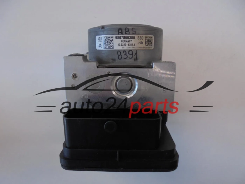 POMPE ABS ET CALCULATEUR  CITROEN PEUGEOT 9807866380 10091539283 10.0915-3928.3