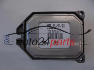 KOMPUTER STEROWNIK SILNIKA OPEL ZAFIRA, ASTRA II G 1.8 16V, 5WK9 1721, 5WK91721, 3 01 20 11 37 3, 3012011373, S 01005 03, S0100503, 55 351 703, 55351703 -  