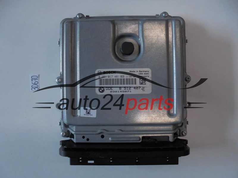 KOMPUTER STEROWNIK SILNIKA BMW X5 3.0 D BOSCH 0 281 017 481, 0281017481, DDE 8 512 407, DDE8512407, 8512407