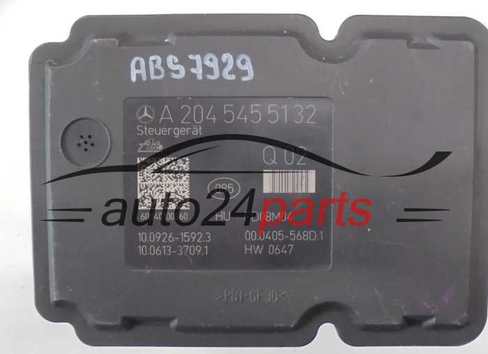 POMPE ABS ET CALCULATEUR  MERCEDES BENZ A2044313712 A2045455132 10.0926-1592.3 10092615923