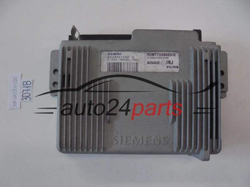Sterownik silnika Renault Safrane 2.0 S113721102D 7700868318