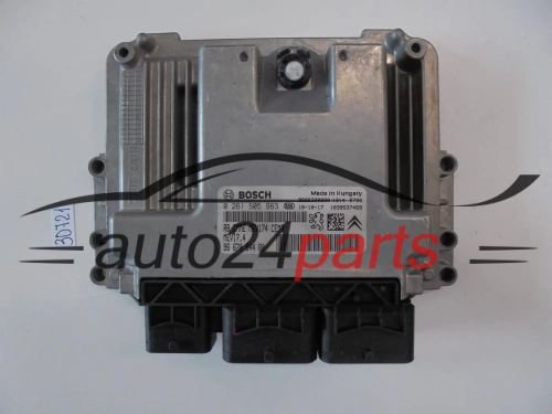 KOMPUTER STEROWNIK SILNIKA CITROEN PEUGEOT 1.6 BOSCH 0 261 S05 963, 0261S05963, 96 670 544 80, 9667054480, 9666320880, MEV17.4