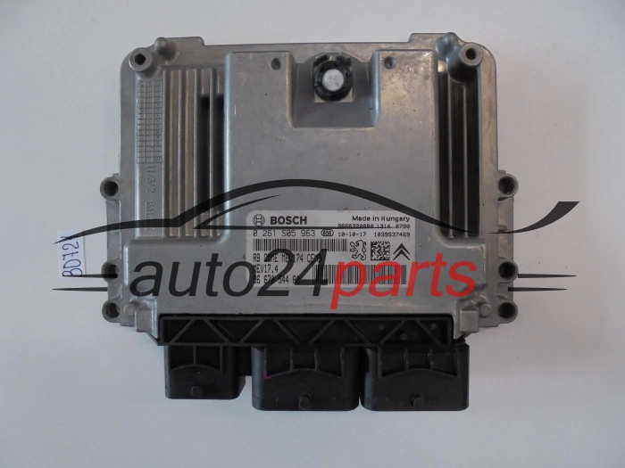 KOMPUTER STEROWNIK SILNIKA CITROEN PEUGEOT 1.6 BOSCH 0 261 S05 963, 0261S05963, 96 670 544 80, 9667054480, 9666320880, MEV17.4