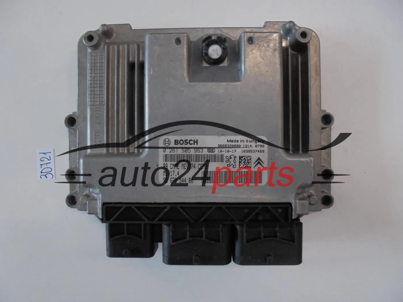 KOMPUTER STEROWNIK SILNIKA CITROEN PEUGEOT 1.6 BOSCH 0 261 S05 963, 0261S05963, 96 670 544 80, 9667054480, 9666320880, MEV17.4