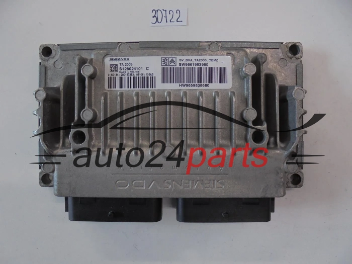 Sterownik skrzyni automatycznej Citroen Peugeot Siemens S126024101C 9661983980