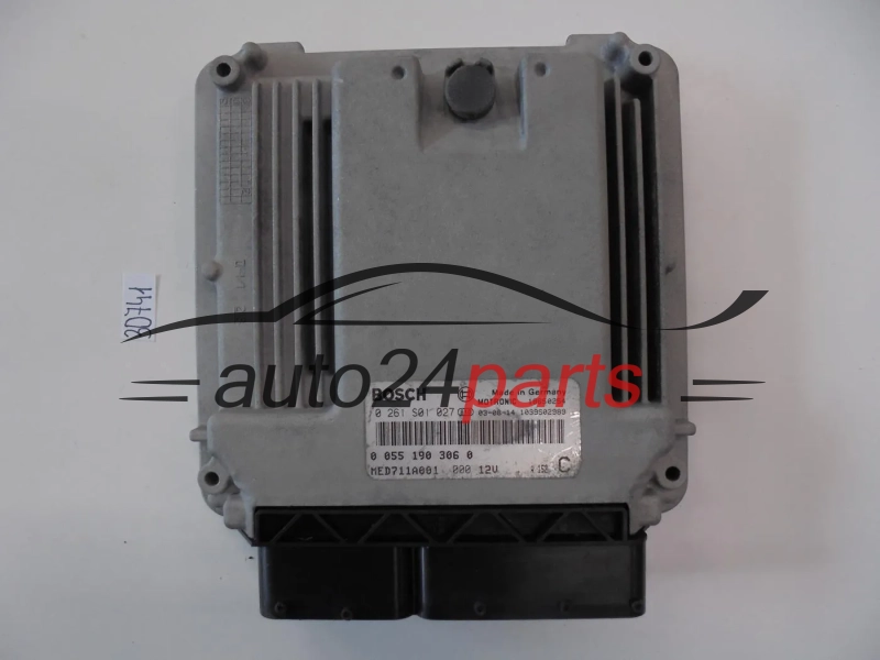 Centralina do motor Alfa Romeo 156 2.0 JTS 0261S01027 00551903060 55190306 MED711A001