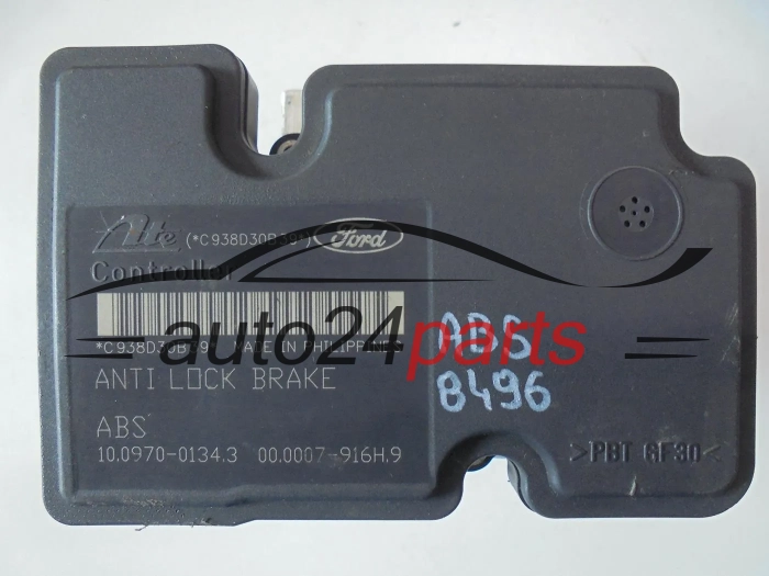 ABS FORD FIESTA FUSION 4S61-2M110-DA, 4S612M110DA, D451 437A0-C, D451437A0C, 10.0207-0115.4, 10020701154, 10.0970-0134.3, 10097001343