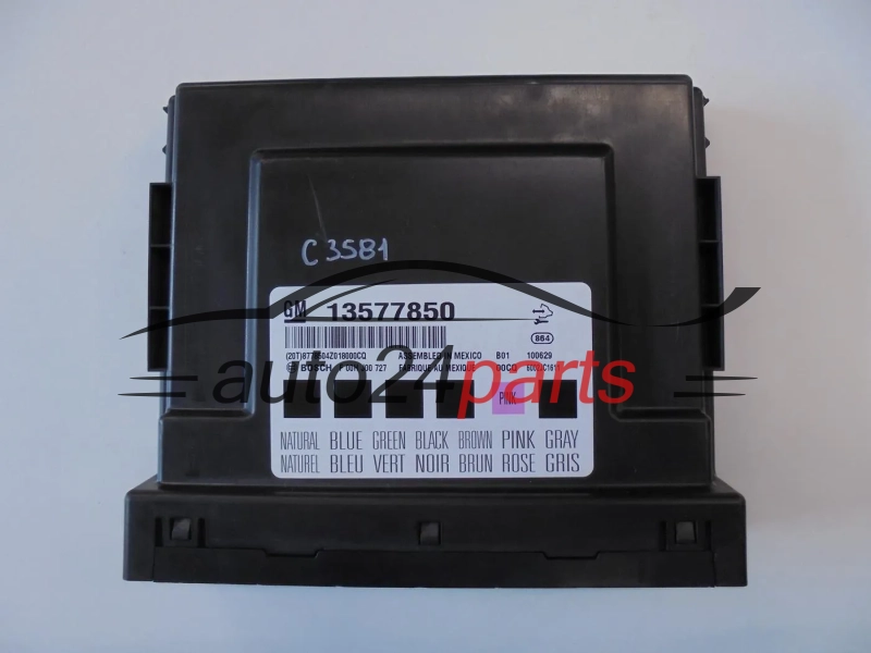 CENTRALKA MODUL OPEL ASTRA J F00HJ00727 13577850 -