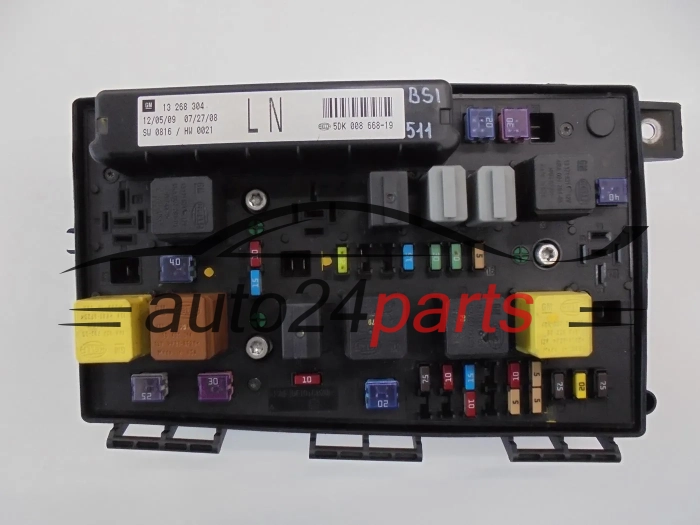 CENTRALKA MODUL BSI OPEL ASTRA H ZAFIRA B 13268304 LN 5DK008668-19