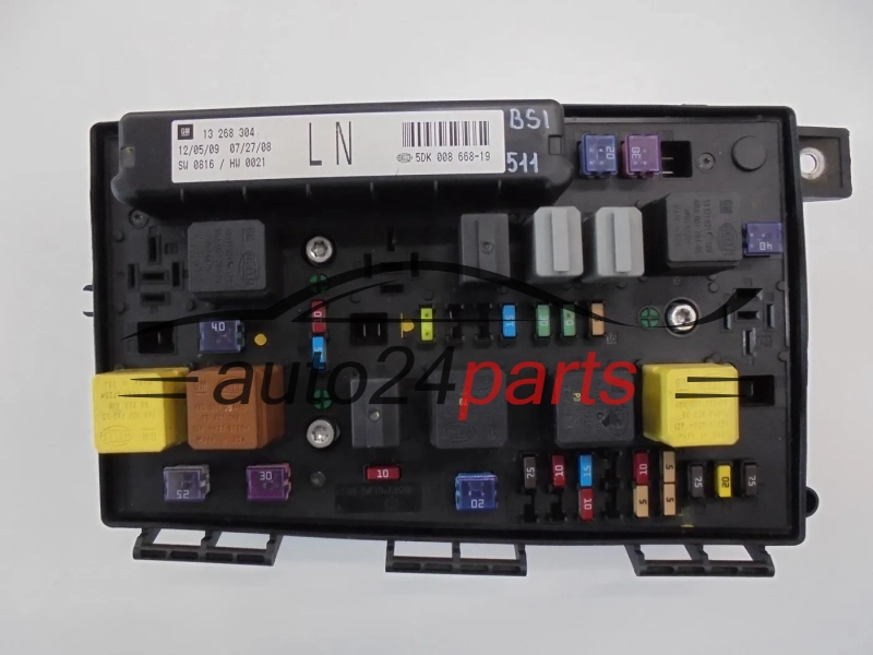 CENTRALKA MODUL BSI OPEL ASTRA H ZAFIRA B 13268304 LN 5DK008668-19