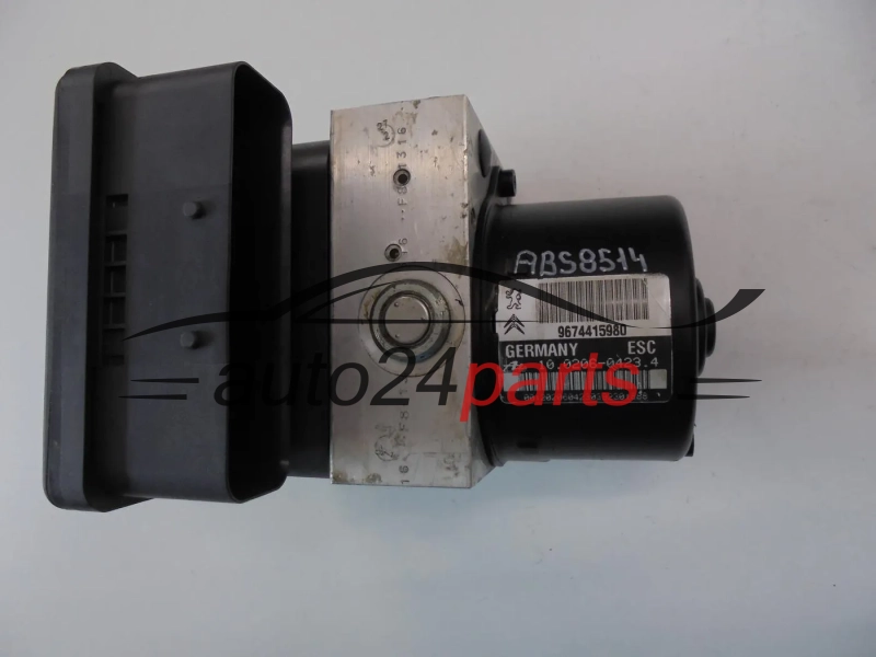 ABS POMPA I STEROWNIK CITROEN 9674415980, 10.0206-0423.4, 10020604234, 10.0960-3926.3, 10096039263