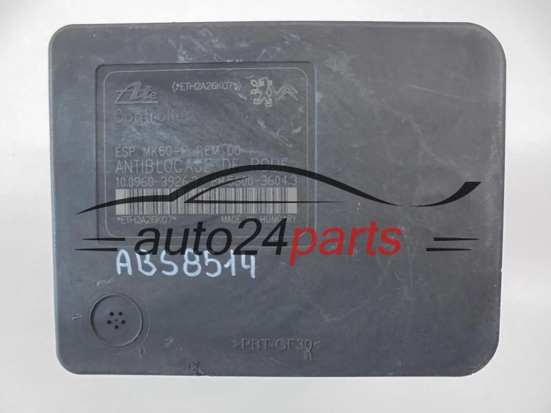 ABS POMPA I STEROWNIK CITROEN 9674415980, 10.0206-0423.4, 10020604234, 10.0960-3926.3, 10096039263