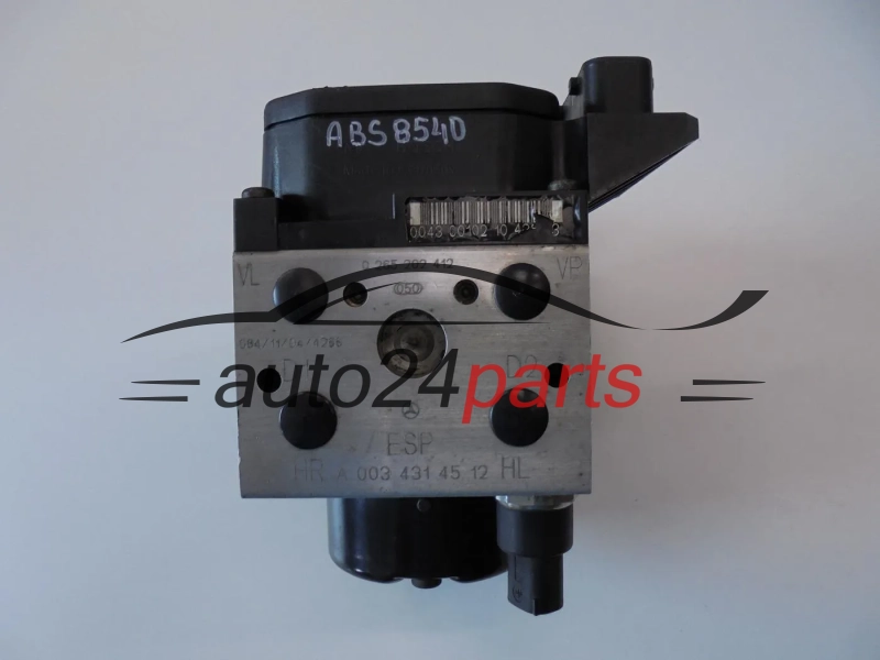 ABS MERCEDES BENZ W168 A190 BOSCH 0 265 202 412, 0265202412, A 003 431 45 12, A0034314512