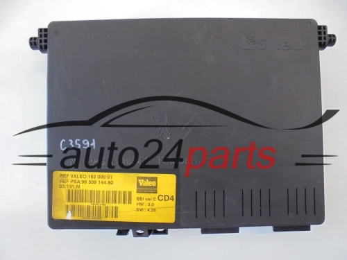 CENTRALKA MODUL BSI PEUGEOT 16200001 9650914480, CD4