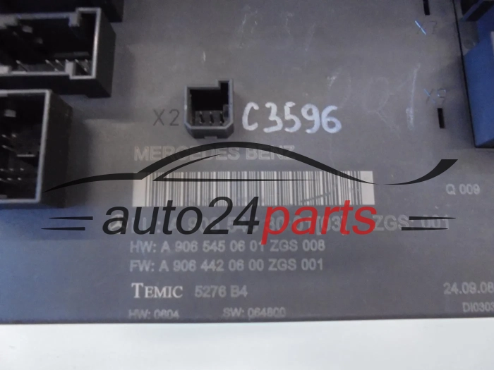 CENTRALKA MODUL STEROWNIK BSI MERCEDES BENZ SPRINTER A 906 545 30 01, A9065453001