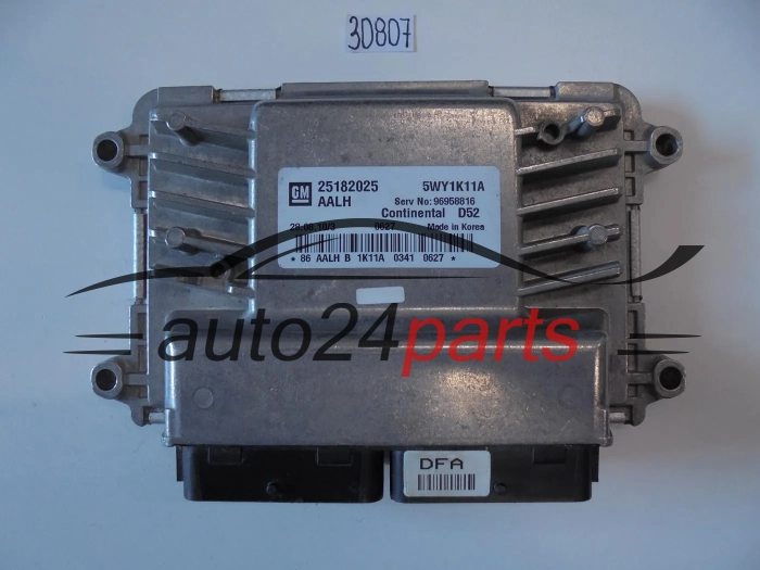 Calculateur Moteur CHEVROLET SPARK 5WY1K11A GM 25182025 AALH 96958816