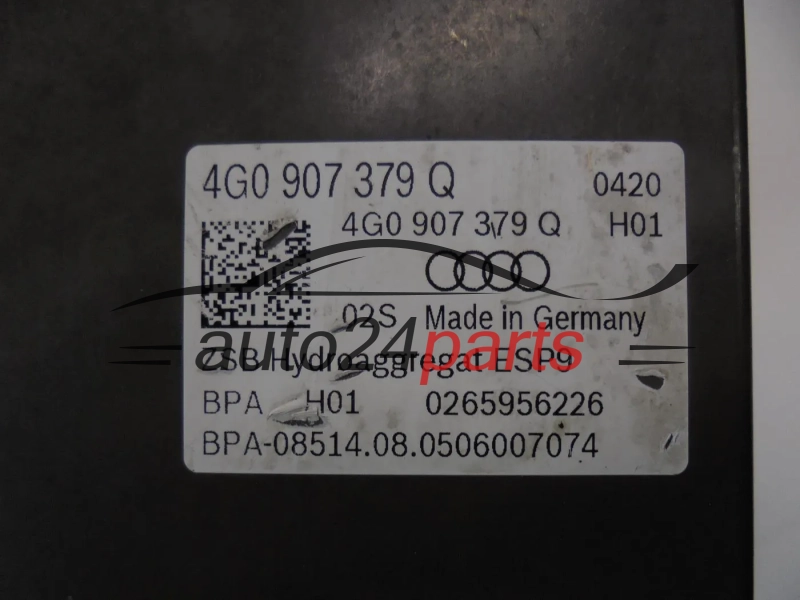 Αντλία αβς AUDI 0265243289 4G0614517AG 4G0907379Q 0265956226