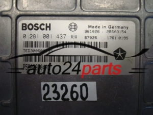 jeep 0281001437-TED-105701053-P56028704AC CENTRALINA MOTORE