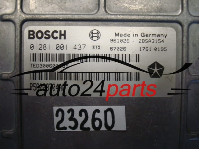 ecu jeep 0281001437-TED-105701053-P56028704AC Μονάδα Ελέγχου Κινητήρα