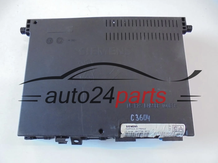 CENTRALKA MODUL BSI CITROEN PEUGEOT SIEMENS S108551400C, 9637436480 00, 963743648000, BSI D9
