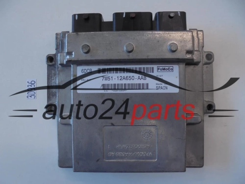 KOMPUTER STEROWNIK SILNIKA FORD 7M51-12A650-AAB, 7M5112A650AAB