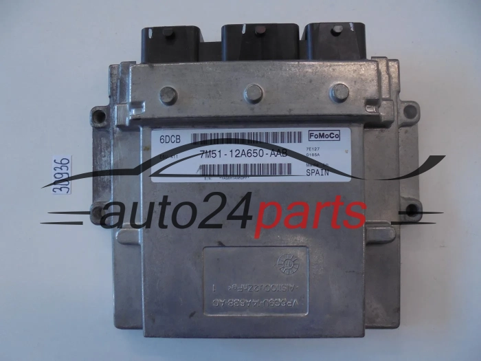 KOMPUTER STEROWNIK SILNIKA FORD 7M51-12A650-AAB, 7M5112A650AAB