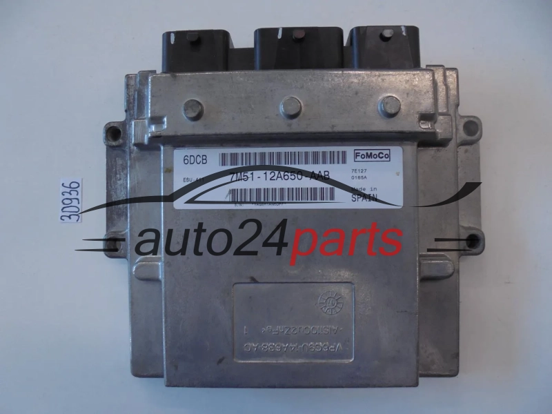 KOMPUTER STEROWNIK SILNIKA FORD 7M51-12A650-AAB, 7M5112A650AAB