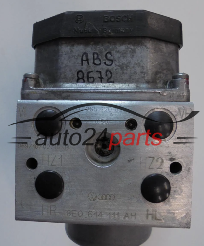 ABS Pumpe und steuergerat AUDI 0265220525 8E0614111AH 0273004358 -