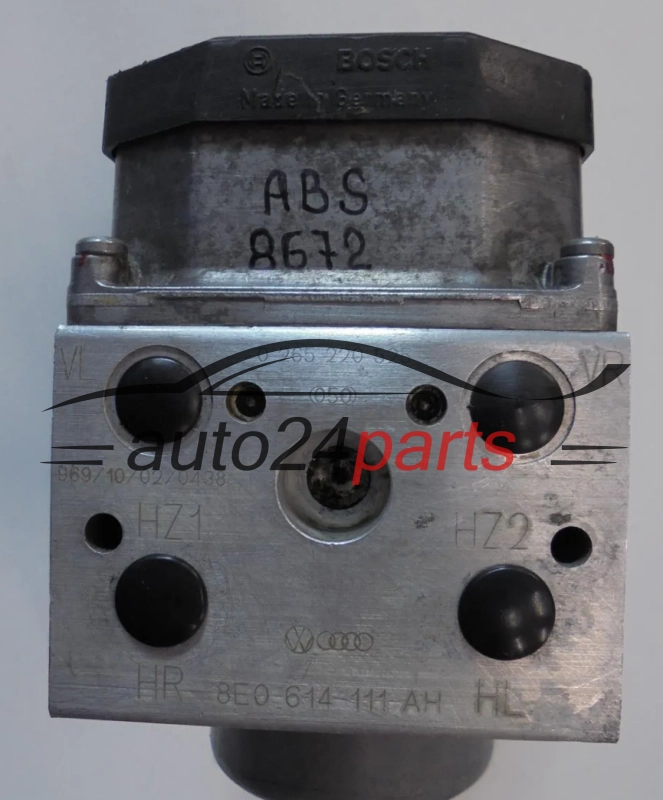 ABS Pumpe und steuergerat AUDI 0265220525 8E0614111AH 0273004358 -