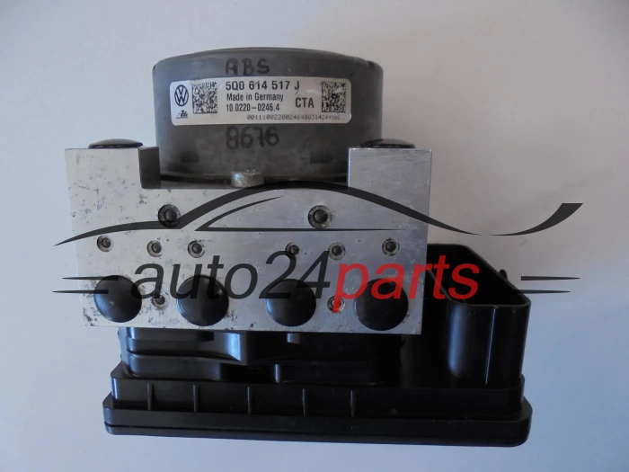 Pompe ABS et calculateur VW AUDI SEAT SKODA 5Q0614517J, 10.0220-0246.4, 10022002464, 5Q0907379K, 10.0915-4336.3, 10091543363