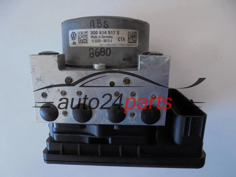ABS PUMPE UND STEUERGERÄT VOLKSWAGEN SKODA 3Q0614517S 3Q0907379S