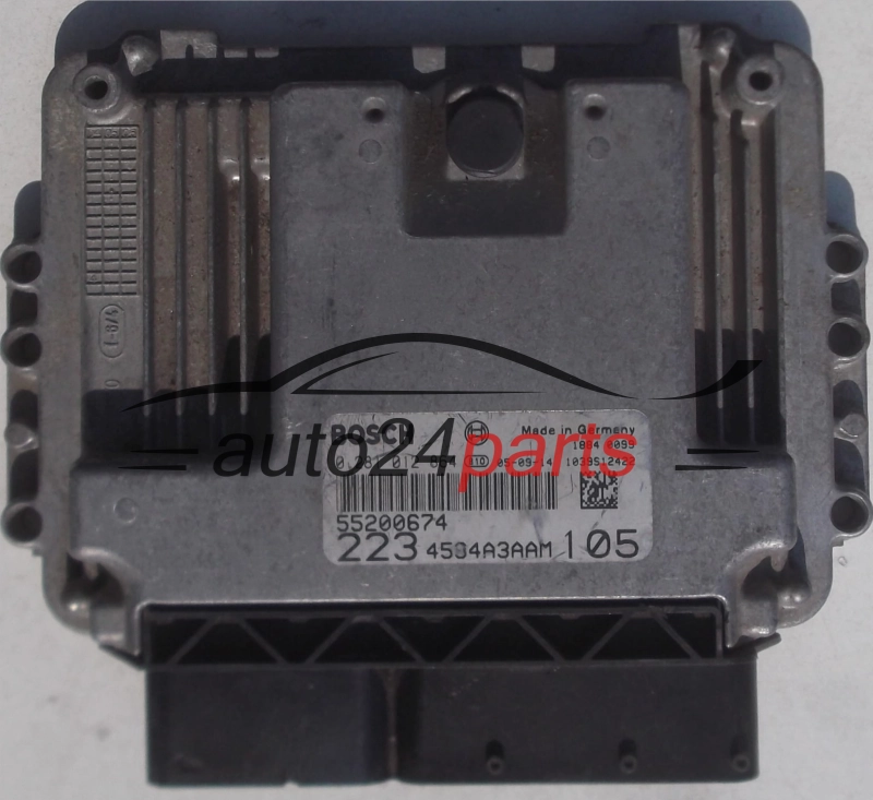 MOTORSTEUERGERÄT ECU STEUERGERÄT FIAT DOBLO 1.9 JTD BOSCH 0281012864, 55200674, 223 4534A3AAM 105, 1039S12422