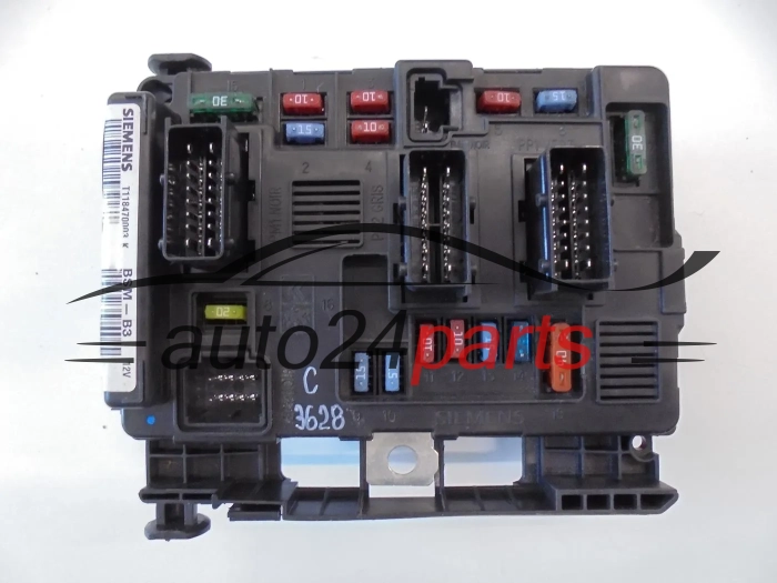 CENTRALKA MODUL STEROWNIK KOMFORTU CITROEN C2 SIEMENS T118470003K, T118470003 K, 9650618480-00 BSM-B3