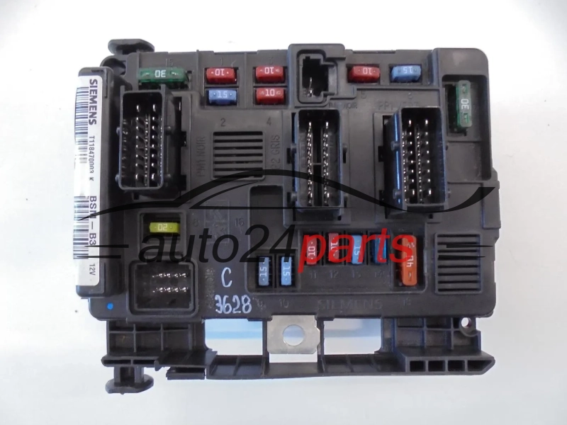 CENTRALKA MODUL STEROWNIK KOMFORTU CITROEN C2 SIEMENS T118470003K, T118470003 K, 9650618480-00 BSM-B3