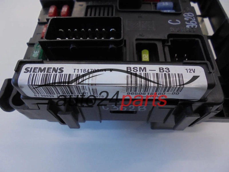CENTRALKA MODUL STEROWNIK KOMFORTU CITROEN C2 SIEMENS T118470003K, T118470003 K, 9650618480-00 BSM-B3