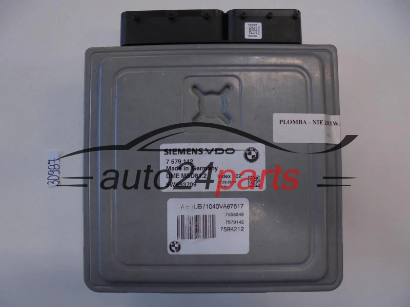 Sterownik silnika BMW 5WK93709 7579142