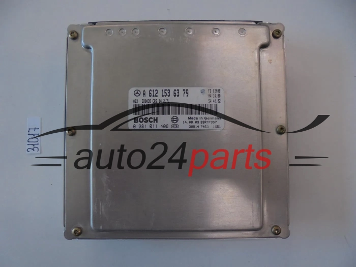 KOMPUTER STEROWNIK SILNIKA MERCEDES ML 270 CDI BOSCH 0 281 011 408, 0281011408, A 612 153 63 79, A6121536379, C42.14
