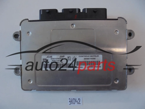 MOTORSTEUERGERÄT ECU STEUERGERÄT  CITROEN C2 1.4 JCAE J34P 21585900-1 A0 SW9661700480 HW9651696680