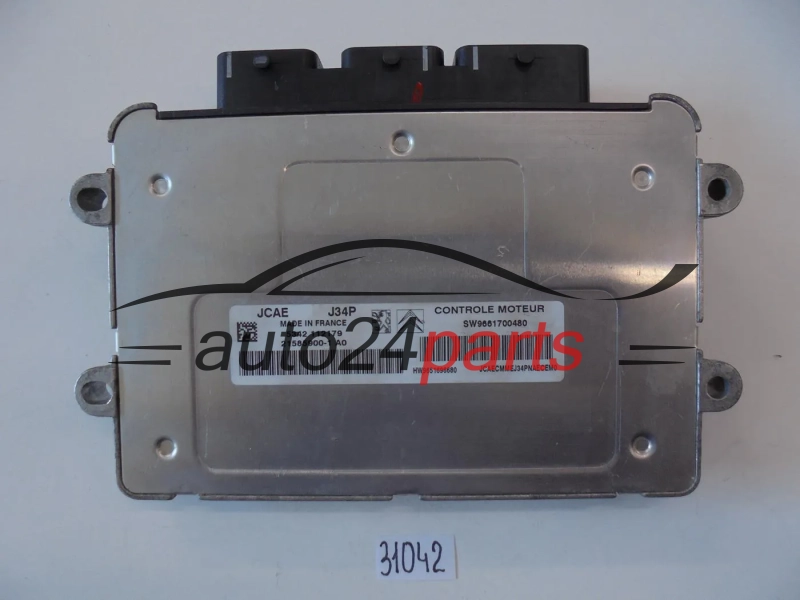 ECU ENGINE CONTROLLER CITROEN C2 1.4 JCAE J34P 21585900-1 A0 SW9661700480 HW9651696680