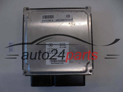 KOMPUTER STEROWNIK SILNIKA MERCEDES BENZ A6519003403 A6519013502
