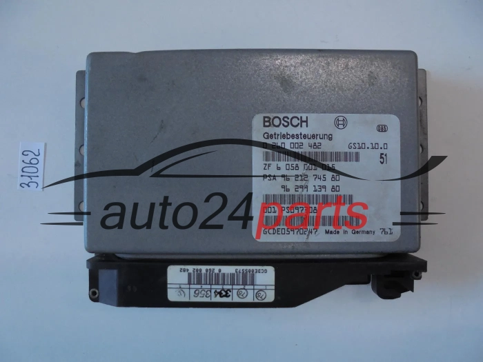 Sterownik skrzyni automatycznej Peugeot 406 Bosch 0260002482 6058001015 – zdjęcie 2