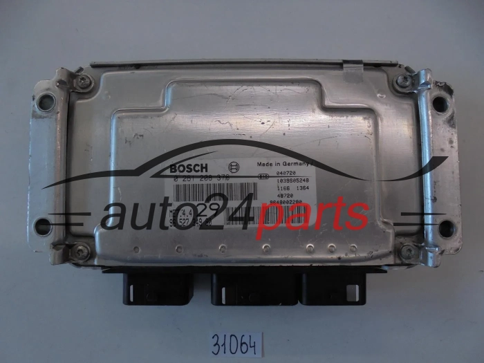 KOMPUTER STEROWNIK SILNIKA CITROEN PEUGEOT BOSCH 0 261 208 376, 0261208376, 9657499180, ME7.4.4