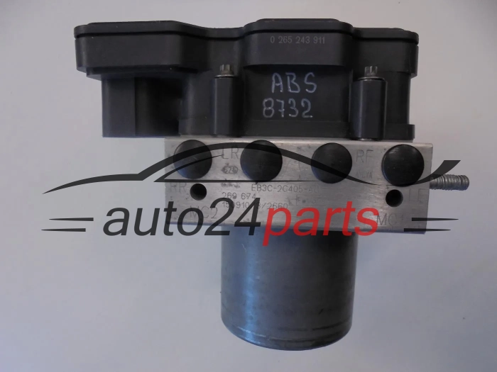 POMPE ABS ET CALCULATEUR  FORD EB3C-2C405-AG EB3C2C405AG 0265243911 0265956179