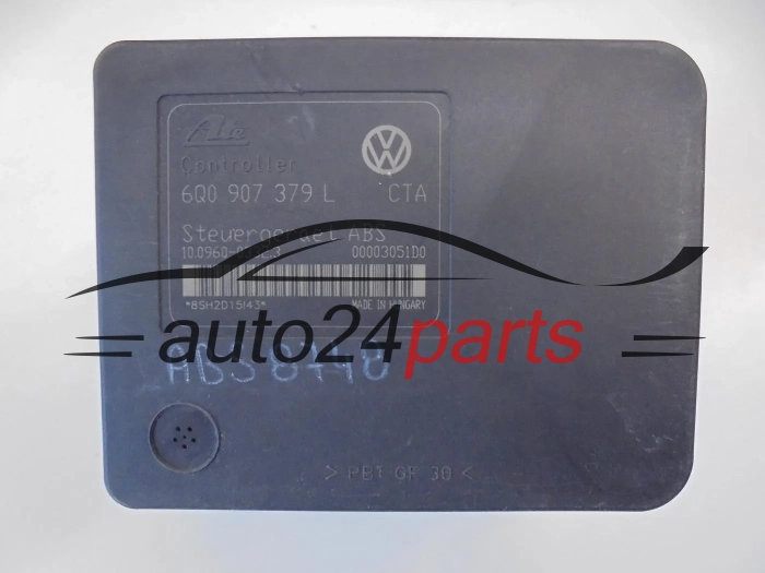 ABS POMPA I STEROWNIK VOLKSWAGEN POLO 6Q0 614 117 H, 6Q0614117H, ATE 10.0206-0071.4, 10020600714, 6Q0 907 379 L, 6Q0907379L, 10.0960-0332.3, 10096003323