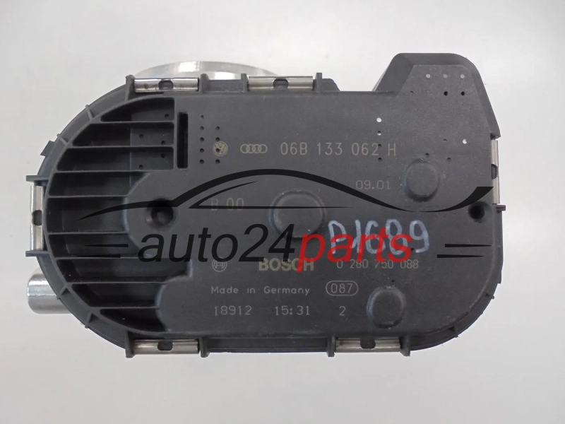 Cuerpo de mariposa Volkswagen Audi 0280750088 06B133062H