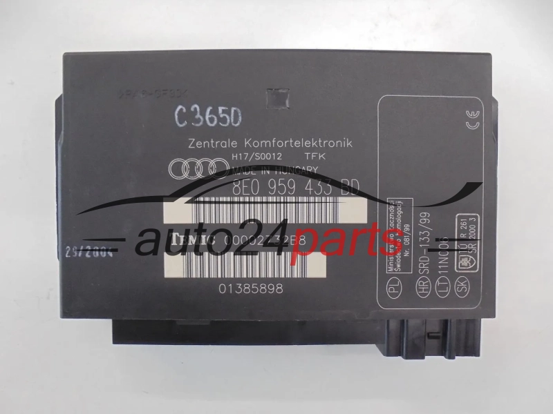 Moduł komfortu Audi A4 B6 B7 8E0959433BD 00002732B1