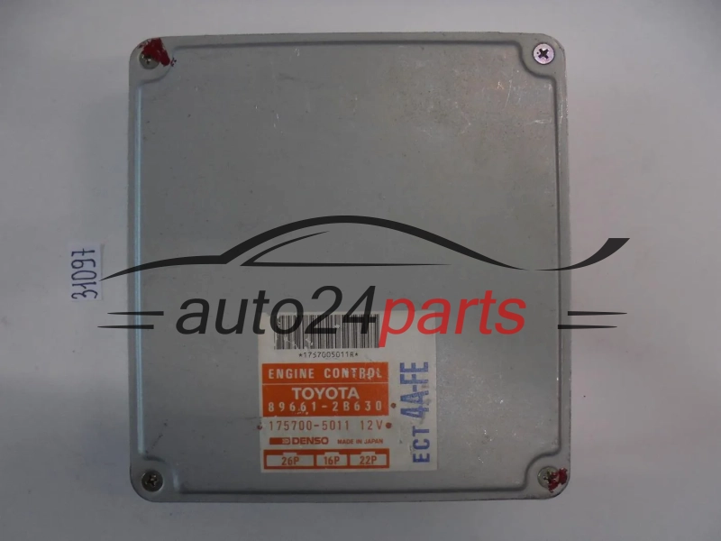 Sterownik silnika TOYOTA COROLLA 1.6 ECT 896612B630 1757005011 - 31097
