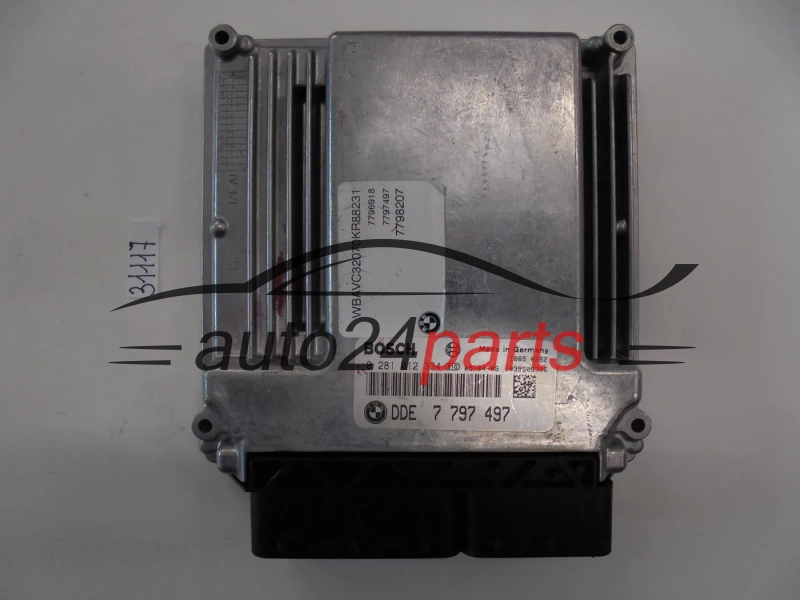 KOMPUTER STEROWNIK SILNIKA BMW SERII 1 E87 120 2.0 DIESEL BOSCH 0281012334, 0 281 012 334, DDE 7797497