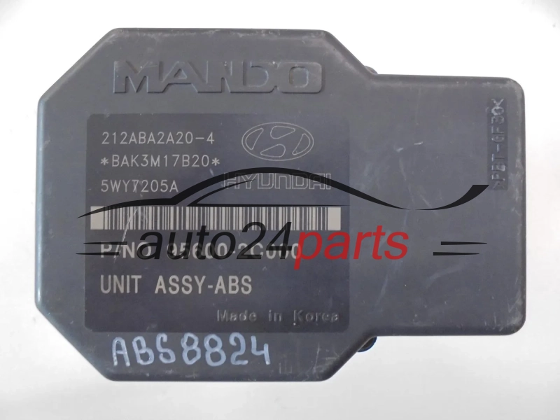ABS POMPA I STEROWNIK HYUNDAI COUPE TIBURON HMC 58920-2C000, 589202C000, MANDO BH60102100, 95600-2C000, 956002C000, 212ABA2A20-4, 212ABA2A204, 5WY7205A